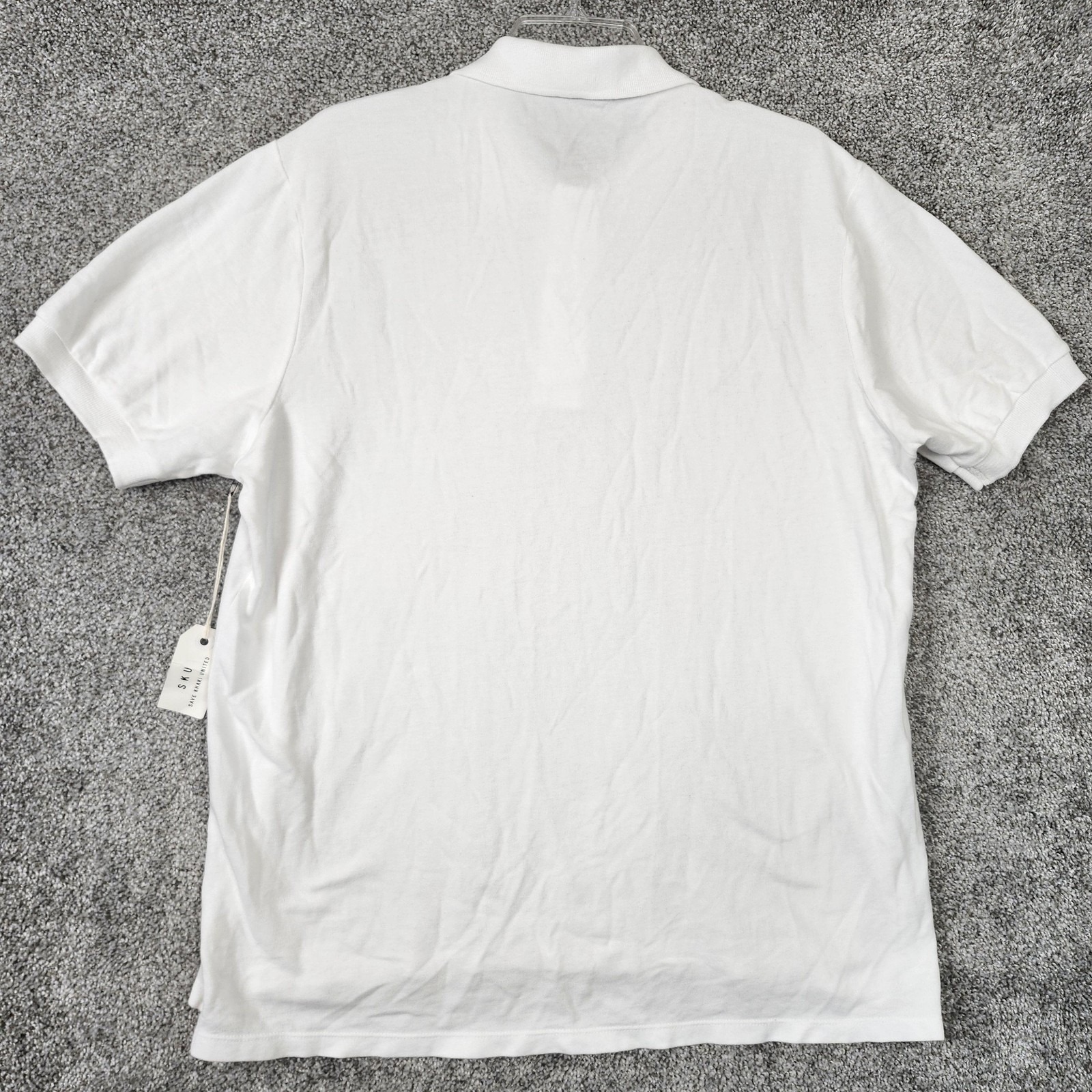 Save Khaki United Polo Shirt Mens Xl White Organic Cotton Beach Made Usa Tagless — image 3 of 8